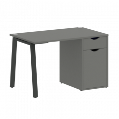 Home Office Стол письменный VR.SP-3-118.1.A Металлик/Антрацит металл 1180*720*750
