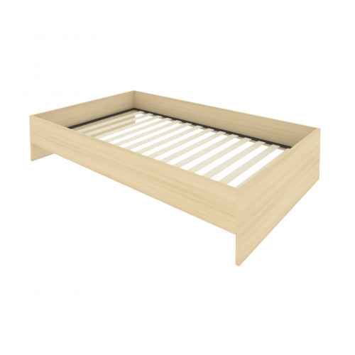 Light Кровать с ортопедическим основанием без изголовья С-К-120 Акация 1250*2050*400