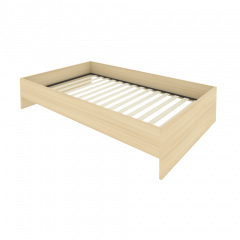 Light Кровать с ортопедическим основанием без изголовья С-К-120 Акация 1250*2050*400