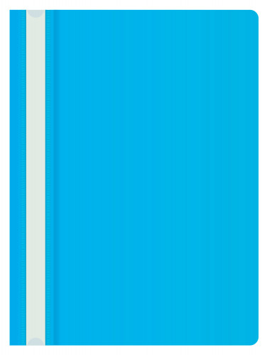 Папка-скоросшиватель Buro -PSE20BU/AZURE A4 прозрач.верх.лист пластик голубой 0.11/0.13