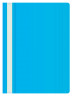 Папка-скоросшиватель Buro -PSE20BU/AZURE A4 прозрач.верх.лист пластик голубой 0.11/0.13