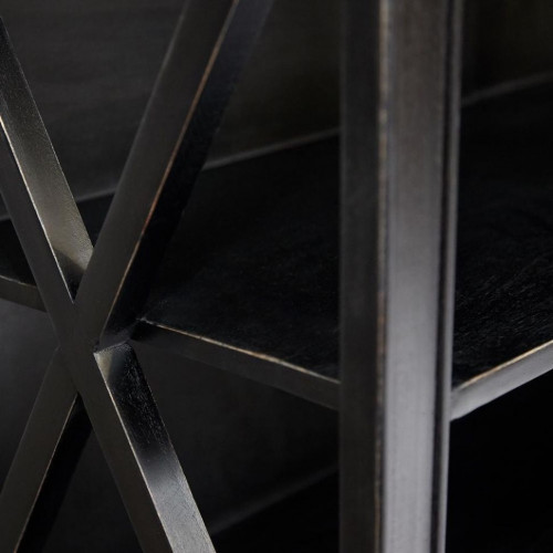 Библиотека Secret de Maison BLACK LABEL (mod. WA-0016), дерево акация, манго, мдф, 234*50*190см, черный