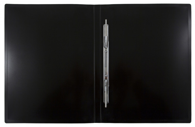 Папка метал.пруж.скоросш. Бюрократ DeLuxe DL07PMILK A4 пластик 0.7мм кор.27мм молочный