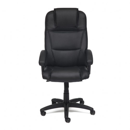 Кресло BERGAMO, кож/зам, черный, 36-6