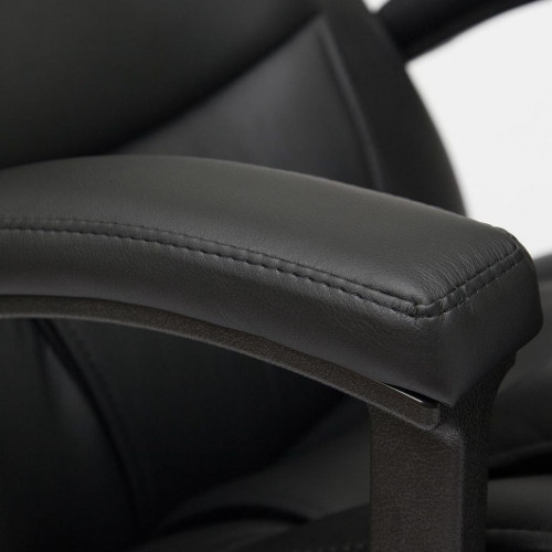 Кресло BERGAMO, кож/зам, черный, 36-6