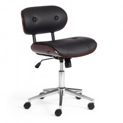 Кресло CRAFT, орех, кож/зам черный