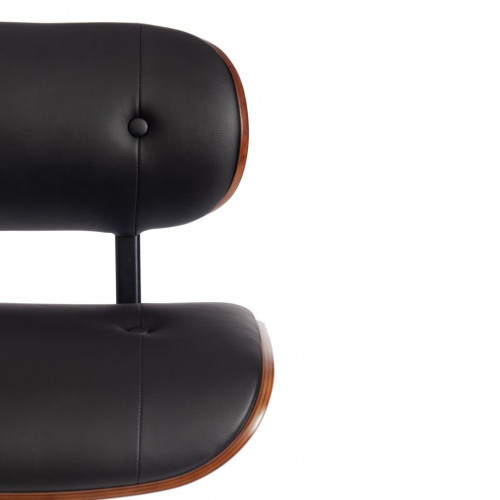 Кресло CRAFT, орех, кож/зам черный