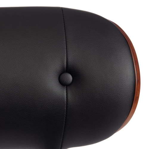 Кресло CRAFT, орех, кож/зам черный