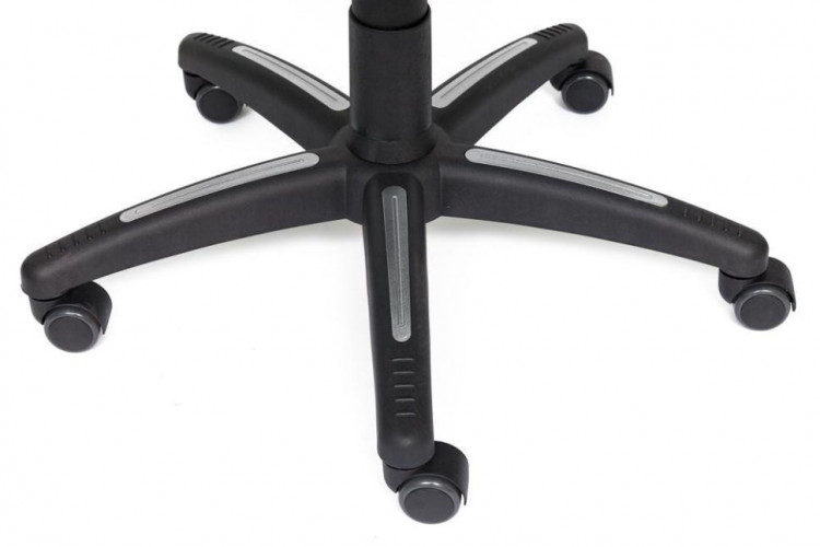 Кресло INTER, кож/зам/ткань, черный/синий/серый, 36-6/С24/14