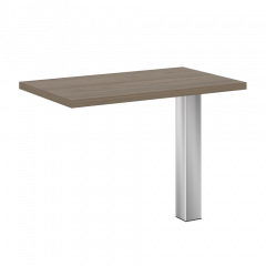 Yalta Брифинг-приставка M-LT.BR-3 Вяз/Нерж. сталь 1000*600*750