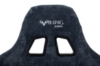 Кресло игровое Zombie VIKING KNIGHT Fabric синий Light-27 с подголов. крестов. металл