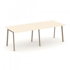 Estetica Стол переговорный ES.PRG-2.2-P Сатин/Латте металл 2360*980*750