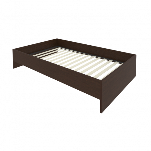 Light Кровать с ортопедическим основанием без изголовья С-К-120 Венге 1250*2050*400