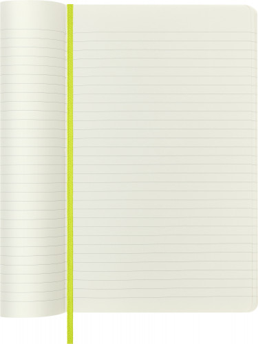 Блокнот Moleskine CLASSIC SOFT QP616C2 Large 130х210мм 192стр. линейка мягкая обложка лайм