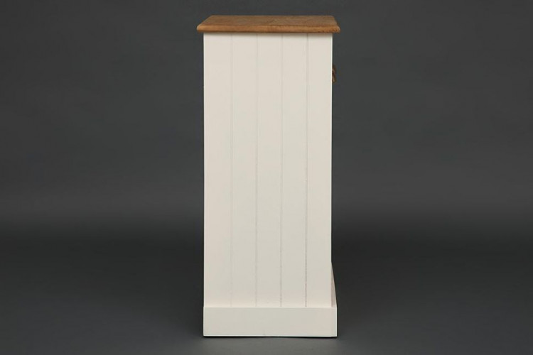 Комод с 6 ящиками Secret De Maison BOLLARD ( mod. HX13-416 ), paulownia, мдф, 70x32x60см, butter white/brown (слоновая кость/коричневый)