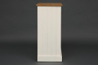 Комод с 6 ящиками Secret De Maison BOLLARD ( mod. HX13-416 ), paulownia, мдф, 70x32x60см, butter white/brown (слоновая кость/коричневый)