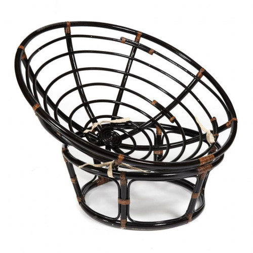 Кресло "PAPASAN"  23/01 W /с подушкой/, Antique brown (античный черно-коричневый), экошерсть Коричневый, 1811-5