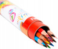 Карандаши цв. Deli EC00307 ColoRun трехгран. тополь 12цв. карт.тубус