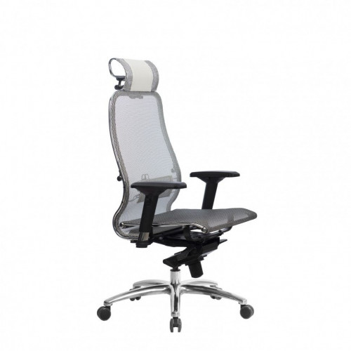 Кресло Метта Samurai S-3.04 MPES белый, сетчатая ткань