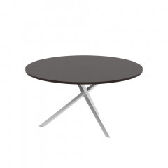 Конференц - стол XRST 150 Легно темный/Алюминий 1200х1200х750 XTEN-S