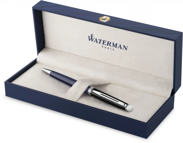 Ручка роллер Waterman Hemisphere Colour Blocking (2202845) черн/белый F черн. черн. подар.кор.