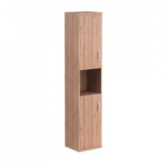 Шкаф колонка с комплектом глухих малых дверей СУ-1.5 Ясень Шимо 406*365*1975 IMAGO