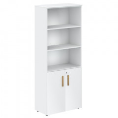 Шкаф с 1 комп-том малых дверей и топом FHC 80.5(Z) Белый премиум/Белый премиум 802х429х1983 FORTA