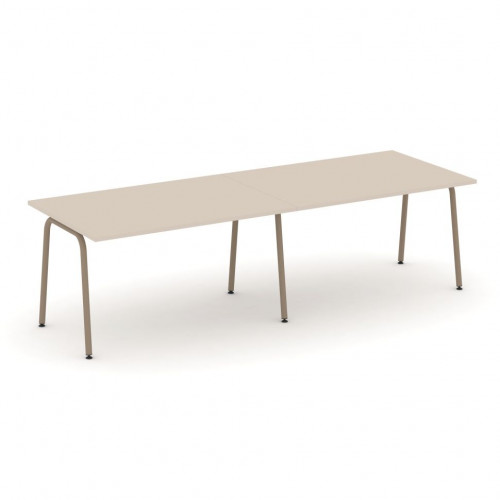 Estetica Стол переговорный ES.PRG-2.3-K Капучино/Латте металл 2760*980*750