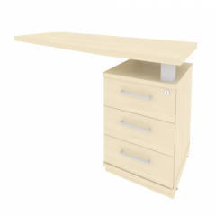 First Тумба приставная с топом правая KTP-2 (R) Клён 1300*500*765