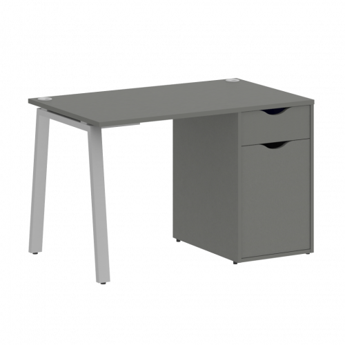 Home Office Стол письменный VR.SP-3-118.1.A Металлик/Серый металл 1180*720*750