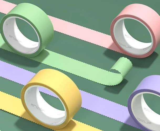 Клейкая лента декоративная односторонняя Deli Nusign NS103 ассорти фигурная шир.12мм дл.6м (упак.:4шт)