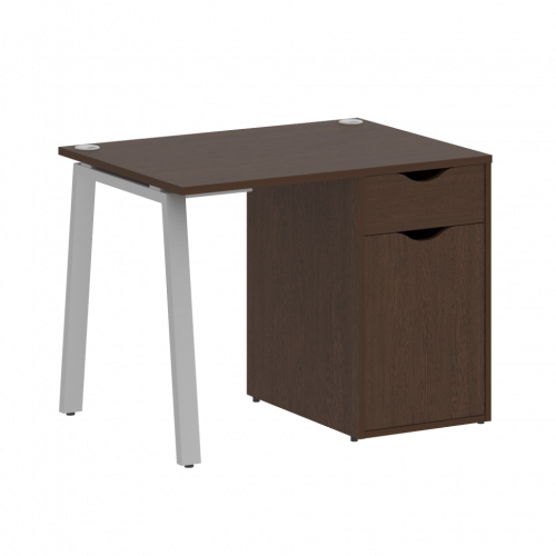 Home Office Стол письменный VR.SP-3-98.1.A Венге/Серый металл 980*720*750