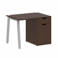 Home Office Стол письменный VR.SP-3-98.1.A Венге/Серый металл 980*720*750