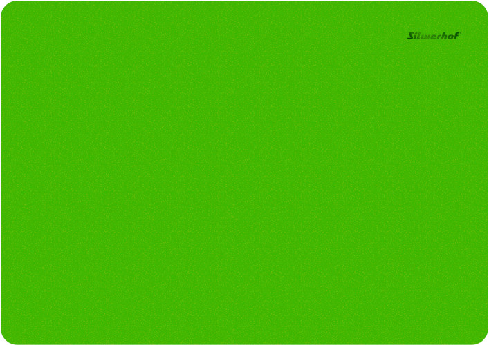 Доска для лепки Silwerhof 957009 Neon прямоугольная A4 пластик 1мм зеленый