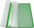 Папка-скоросшиватель Бюрократ -PS10GRN A4 10 вкладышей боков.перф. пластик зеленый 0.12/0.16
