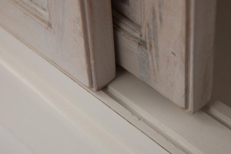 Библиотека Secret De Maison RIVIERA ( mod.2318 ), дерево манго, 160х40х210 см, Antique white/white wash