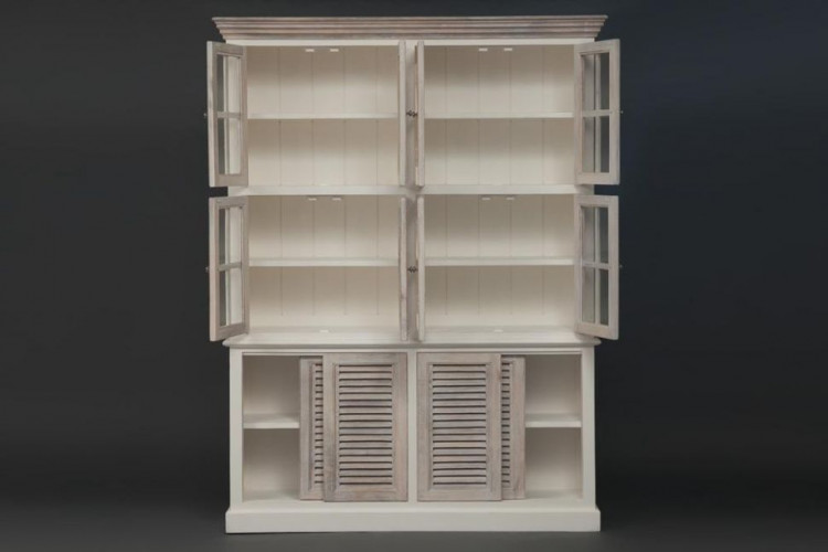 Библиотека Secret De Maison RIVIERA ( mod.2318 ), дерево манго, 160х40х210 см, Antique white/white wash