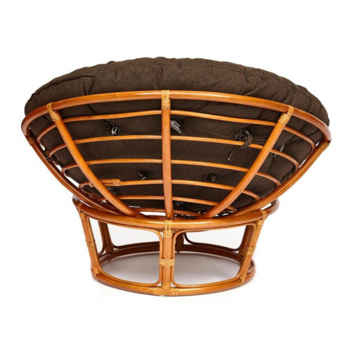 Кресло "PAPASAN"  23/01 W /с подушкой/, Cognac (коньяк), ткань Коричневый, 3М7-147