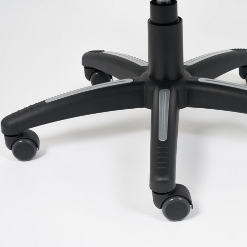 Кресло INTER, кож/зам/флок/ткань, серый/металлик, C-36/29/TW-12