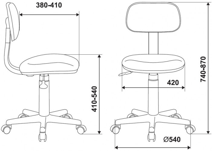 Кресло Бюрократ CH-201NX Space крестов.