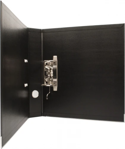 Папка-регистратор Silwerhof A4 50мм двусторон.ПВХ черный мет.окант. сборная (упак.:2шт)