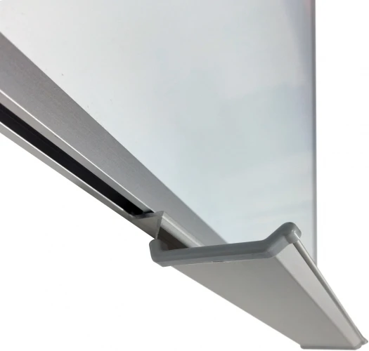 Доска магнитно-маркерная Silwerhof лак белый 100x150см алюминиевая рама лоток для аксессуаров