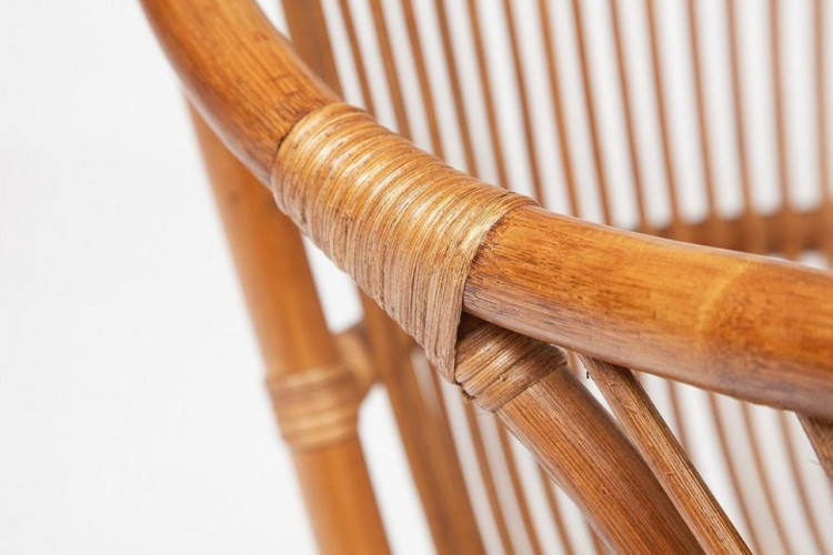 КОМПЛЕКТ " NEW BOGOTA " ( диван + 2 кресла + стол со стеклом ) /с подушками/, ротанг, кр:61х67х78,5см, дв:108х66х78,5см, ст:D60х56,5см, coco brown (коричневый кокос)