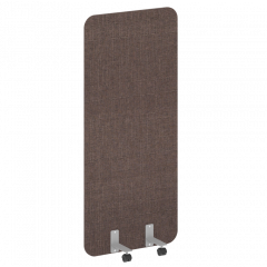 R-line soft Перегородка на металлических опорах, на роликах AP.R-80-180 Romeo 04/Серый металл 800*18*1800