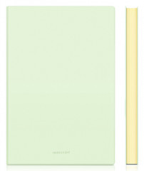 Блокнот Deli EN140LGREEN A5 210х143мм искусст. кожа 96л линейка мягкая обложка зеленый