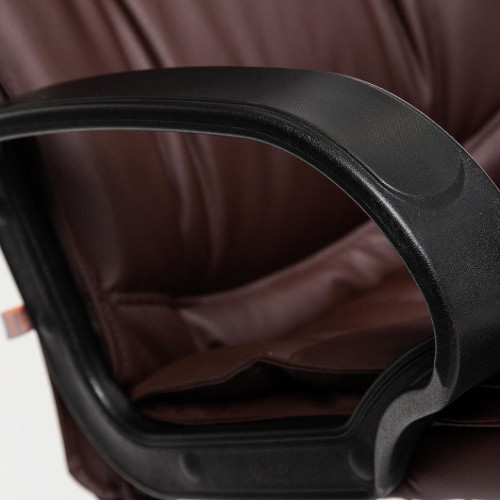 Кресло DAVOS, кож/зам, коричневый, 36-36