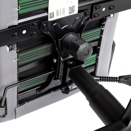 Кресло iPinky, кож/зам, серый/розовый