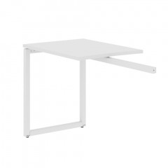 Брифинг приставка XQR 869 Белый/Белый 800х600х750