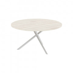 Конференц - стол XRST 150 Сосна Эдмонт/Алюминий 1200х1200х750 XTEN-S