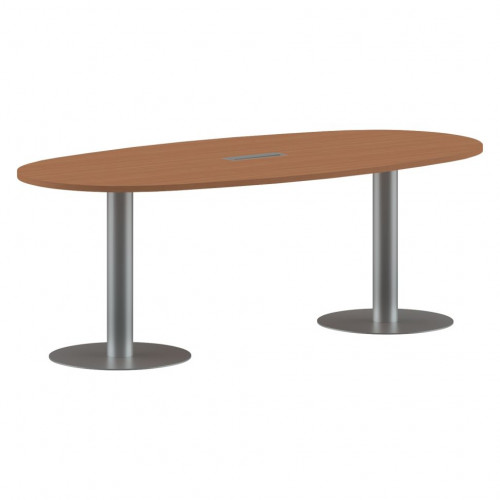 Конференц стол ПРГ-3 Груша Ароза/Алюминий 2200х1100х750